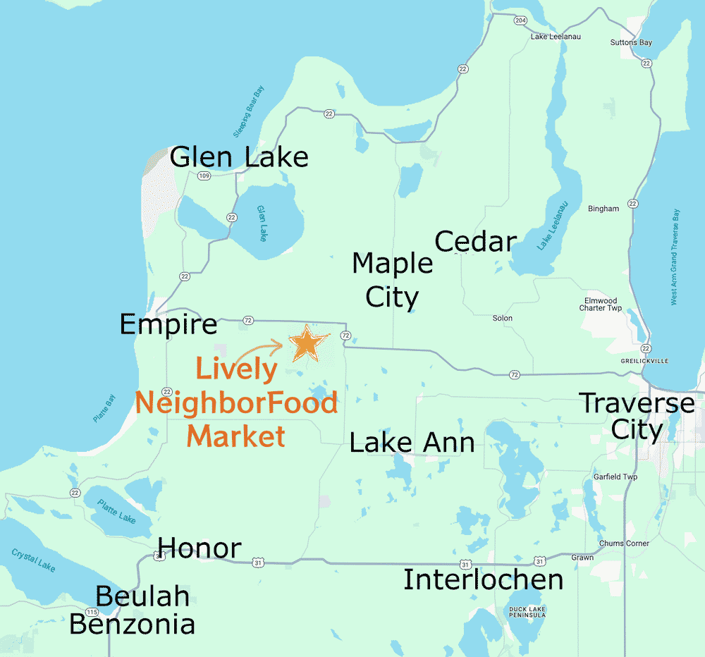 Lively NeighborFood Market Map